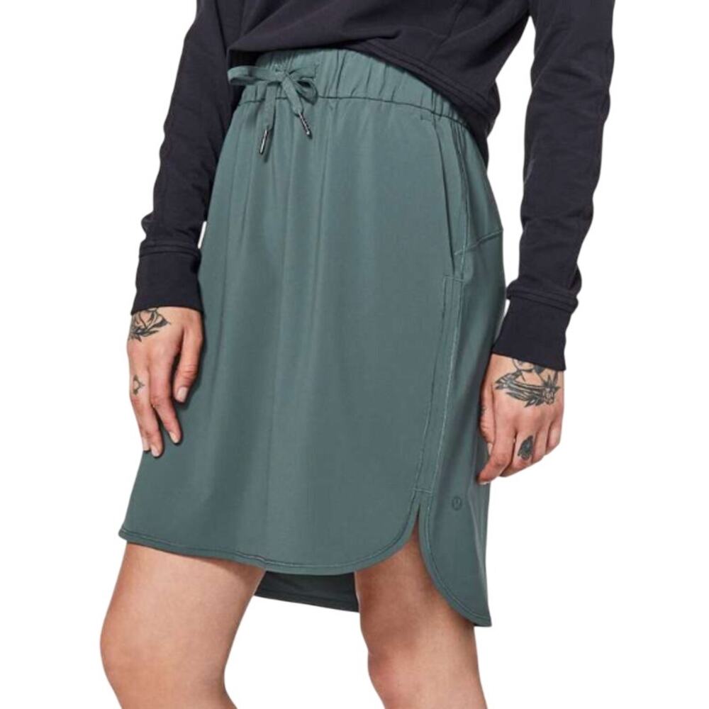 Lululemon On The Fly Skirt Gravity Office Travel Commute Workwear Casual Simple